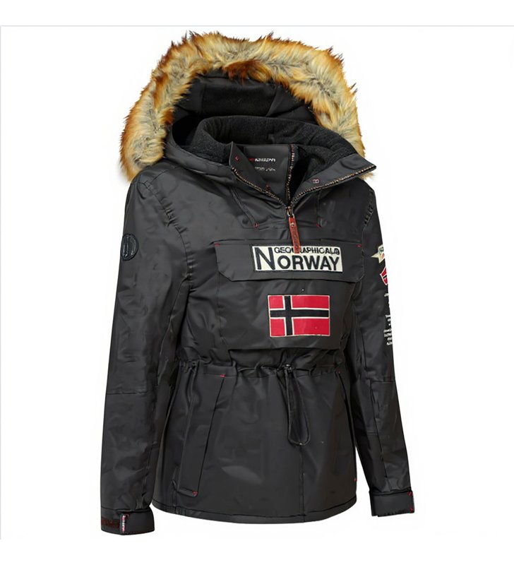 Veste parka à enfiler avec capuche pour enfant Geographical Norway Barman