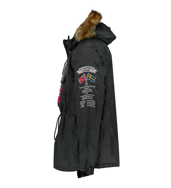 Veste parka à enfiler avec capuche pour enfant Geographical Norway Barman