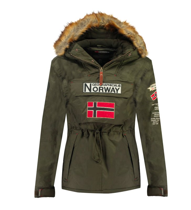Veste parka à enfiler avec capuche pour enfant Geographical Norway Barman