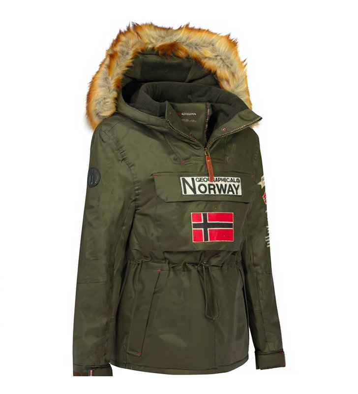 Veste parka à enfiler avec capuche pour enfant Geographical Norway Barman