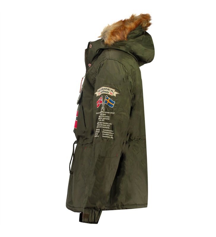 Veste parka à enfiler avec capuche pour enfant Geographical Norway Barman