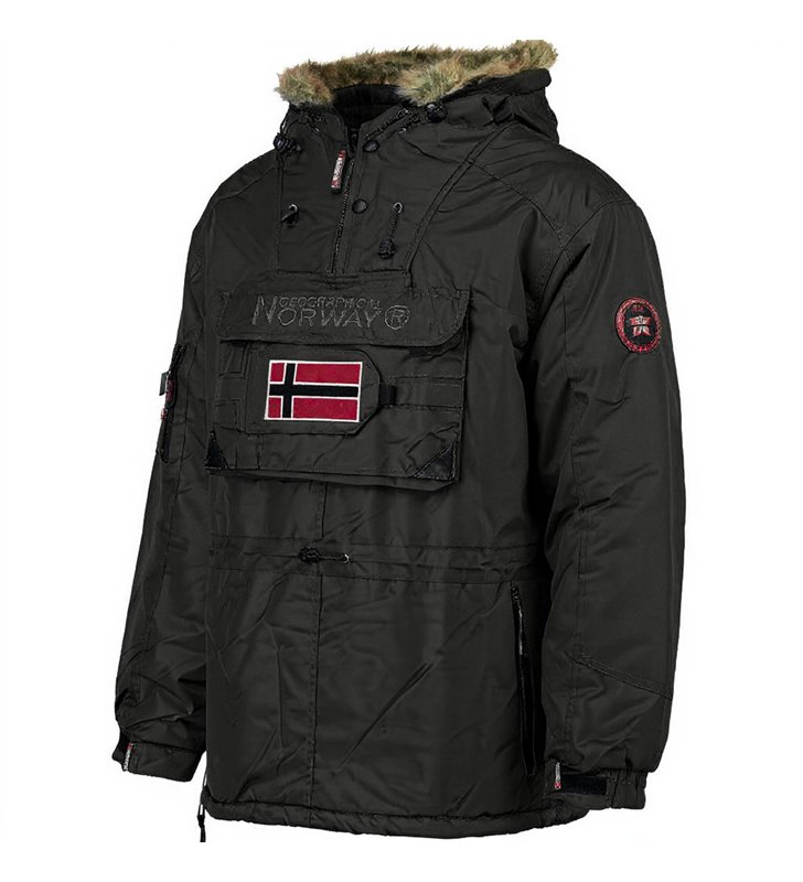 Veste parka à enfiler Homme Geographical Norway Barbier pour l'hiver