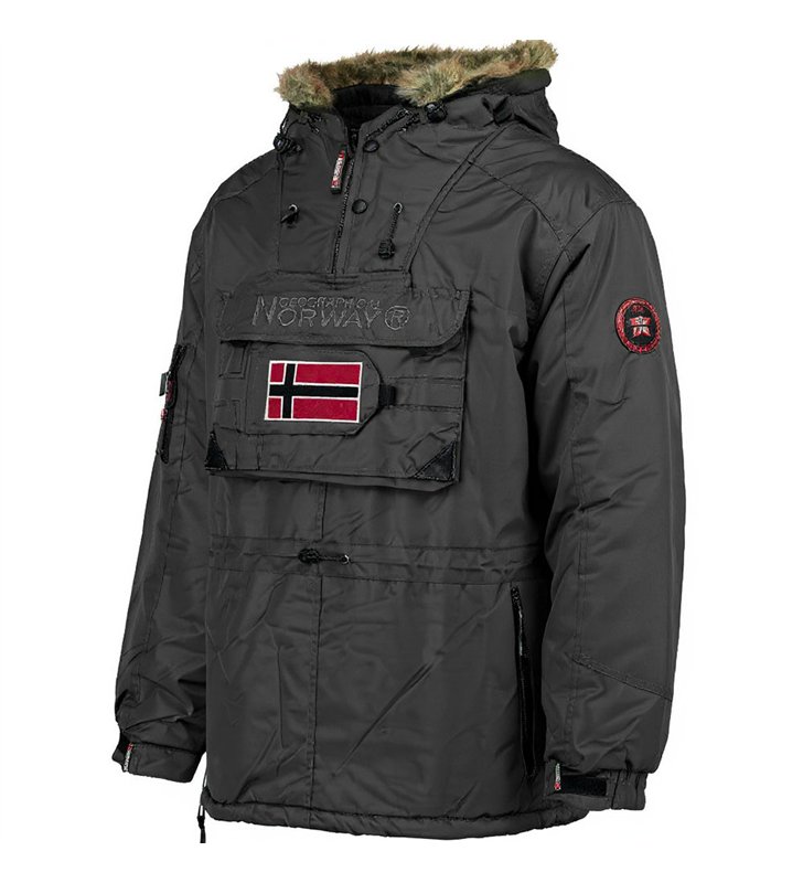 Veste parka à enfiler Homme Geographical Norway Barbier pour l'hiver
