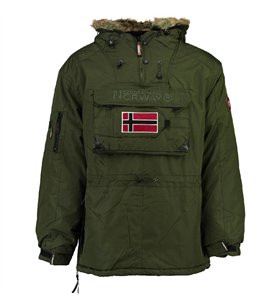 Veste parka à enfiler Homme Geographical Norway Barbier pour l'hiver