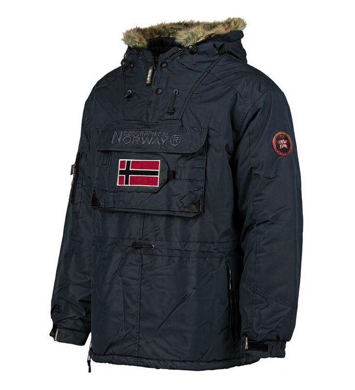 Veste parka à enfiler Homme Geographical Norway Barbier pour l'hiver