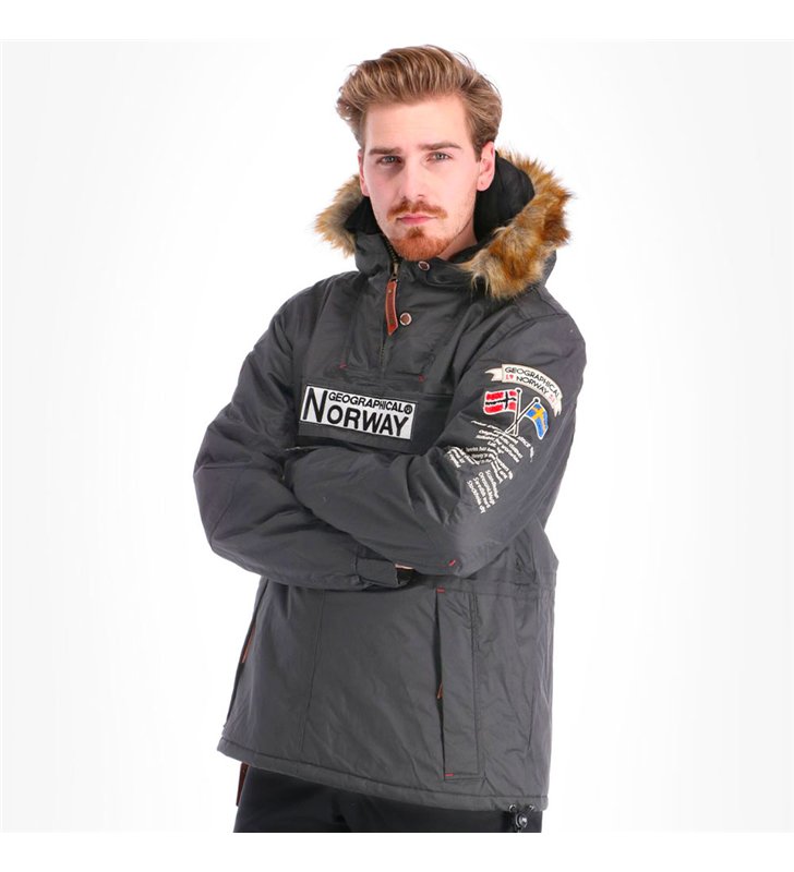 Veste parka à enfiler avec capuche pour Homme Geographical Norway Barman
