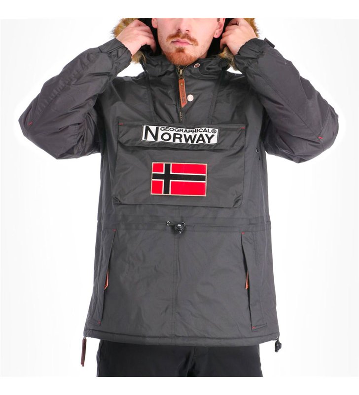 Veste parka à enfiler avec capuche pour Homme Geographical Norway Barman
