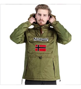 Veste parka à enfiler avec capuche pour Homme Geographical Norway Barman