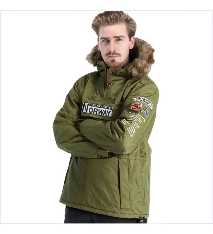 Veste parka à enfiler avec capuche pour Homme Geographical Norway Barman