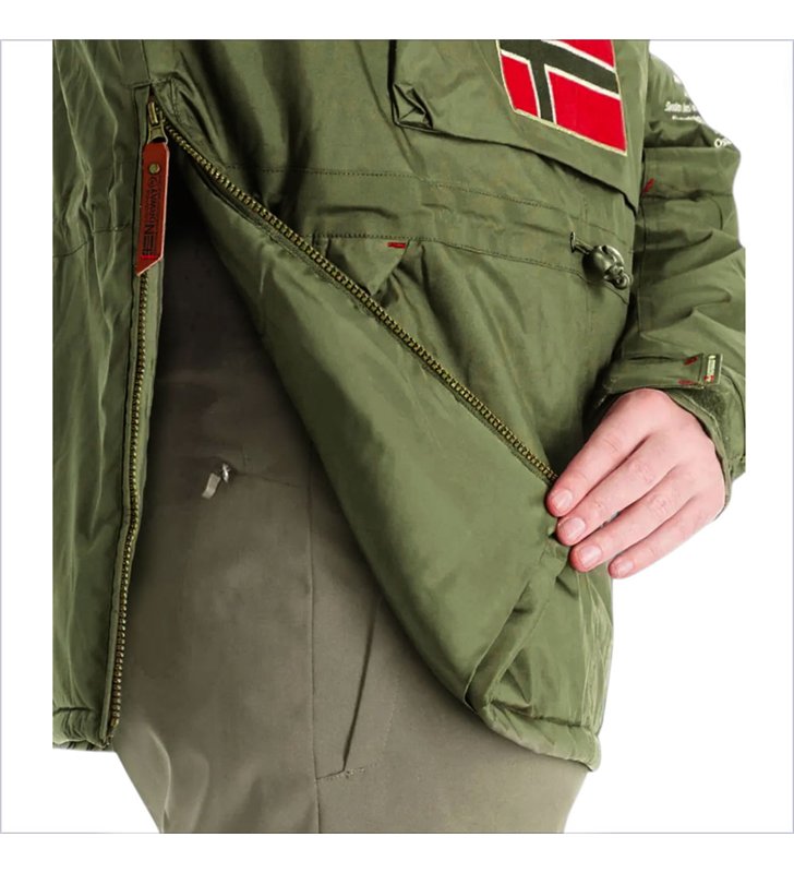 Veste parka à enfiler avec capuche pour Homme Geographical Norway Barman