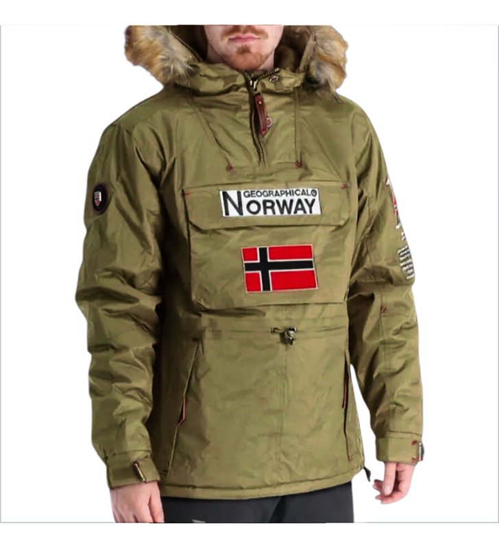 Veste parka à enfiler avec capuche pour Homme Geographical Norway Barman