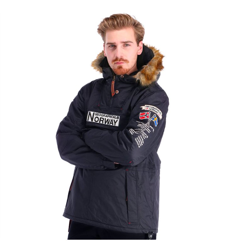 Veste parka à enfiler avec capuche pour Homme Geographical Norway Barman