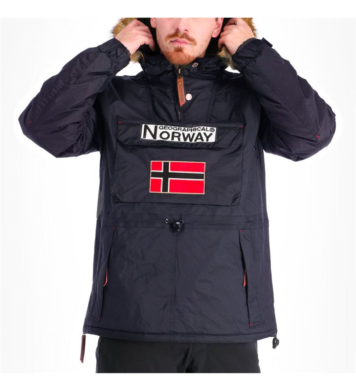Veste parka à enfiler avec capuche pour Homme Geographical Norway Barman