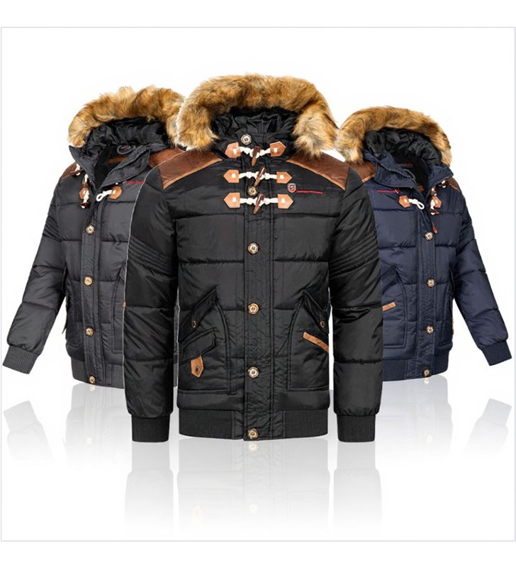Veste doudoune à capuche pour Homme Geographical Norway Hiver Belphegore