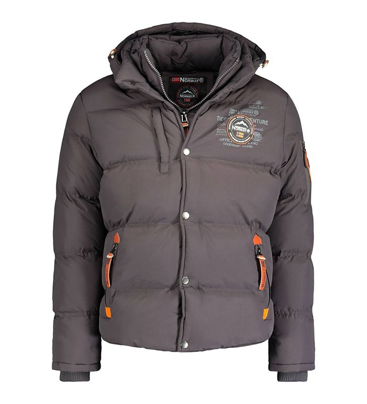 Veste doudoune chaude zippée à capuche Homme Geographical Norway Verveine