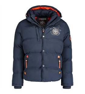 Veste doudoune chaude zippée à capuche Homme Geographical Norway Verveine