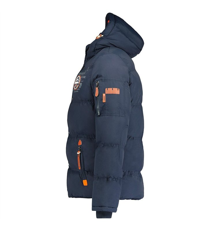 Veste doudoune chaude zippée à capuche Homme Geographical Norway Verveine