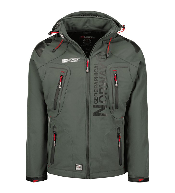 Veste Softshell pour Homme avec capuche Geographical Norway Techno