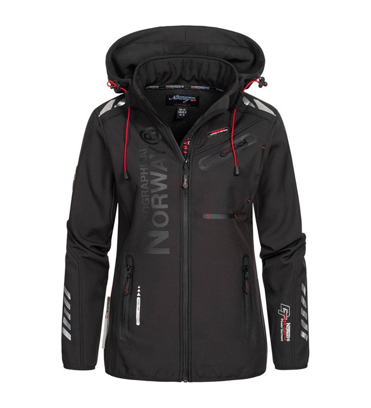 Veste softshell pour Femme Geographical Norway Reine avec capuche détachable