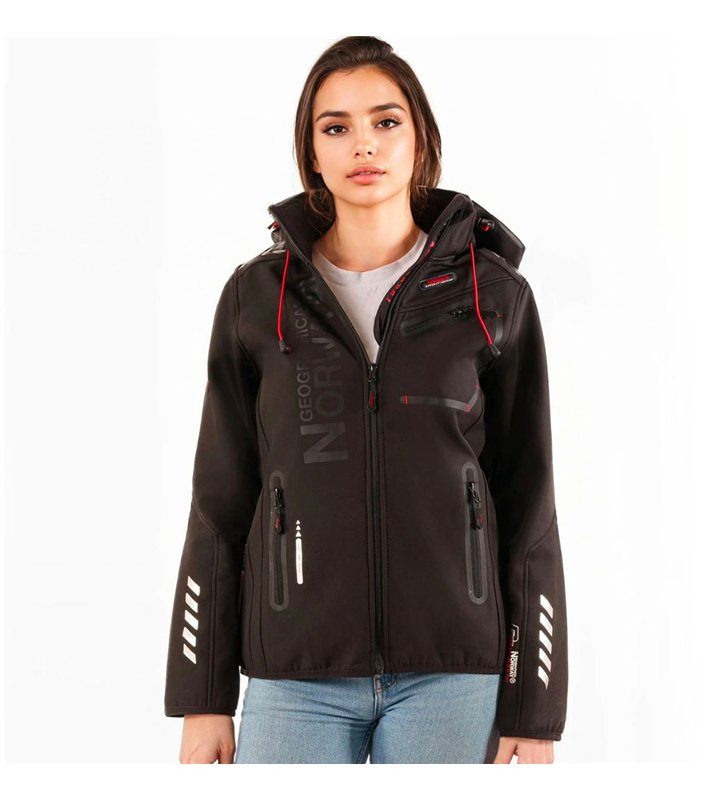 Veste softshell pour Femme Geographical Norway Reine avec capuche détachable