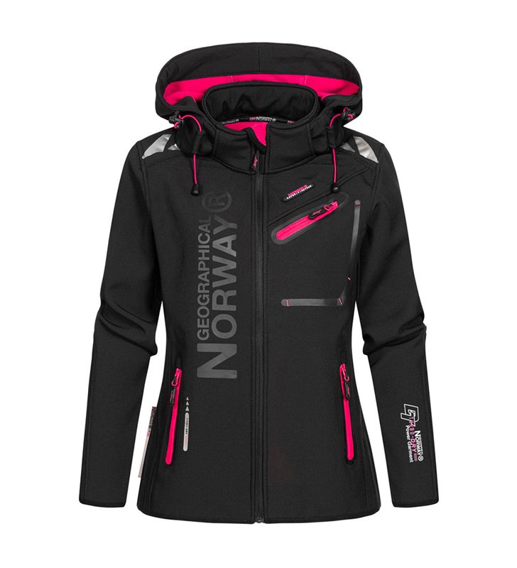 Veste softshell pour Femme Geographical Norway Reine avec capuche détachable