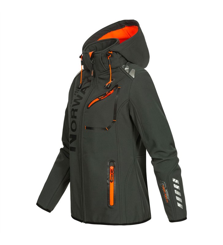 Veste softshell pour Femme Geographical Norway Reine avec capuche détachable
