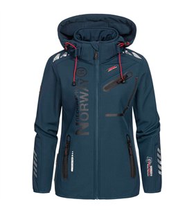 Veste softshell pour Femme Geographical Norway Reine avec capuche détachable