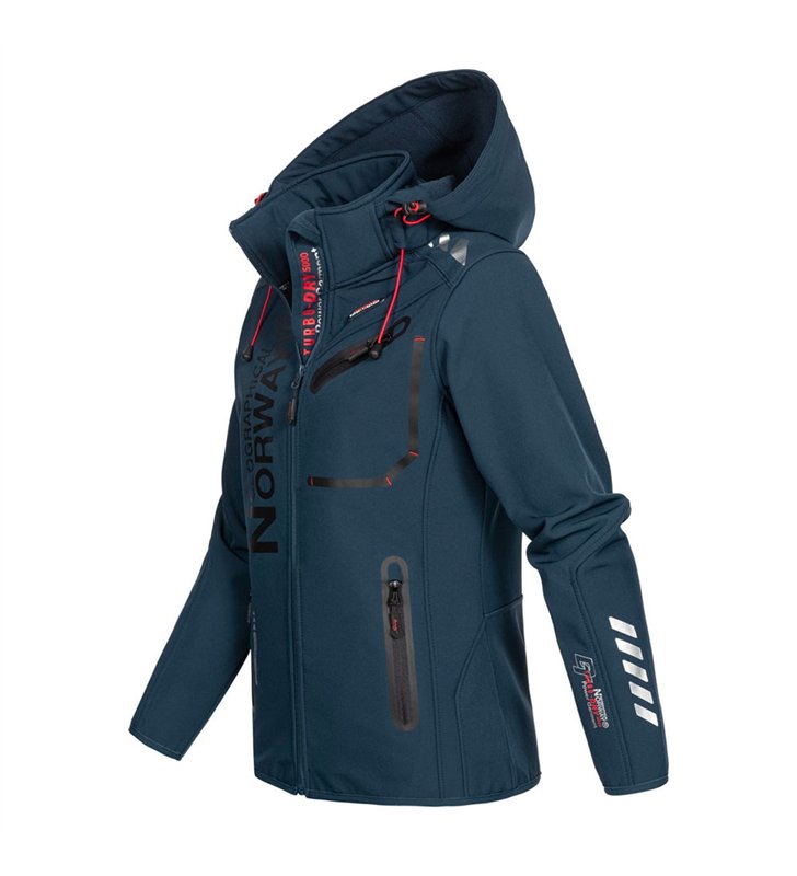 Veste softshell pour Femme Geographical Norway Reine avec capuche détachable