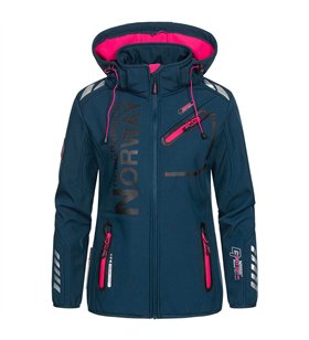 Veste softshell pour Femme Geographical Norway Reine avec capuche détachable