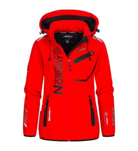 Veste softshell pour Femme Geographical Norway Reine avec capuche détachable