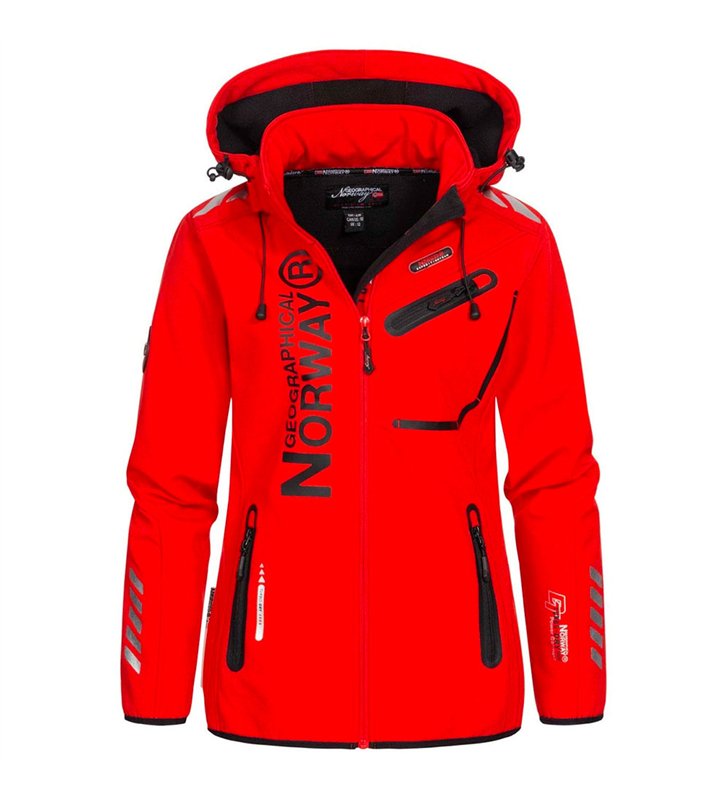 Veste softshell pour Femme Geographical Norway Reine avec capuche détachable
