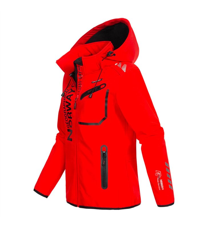Veste softshell pour Femme Geographical Norway Reine avec capuche détachable