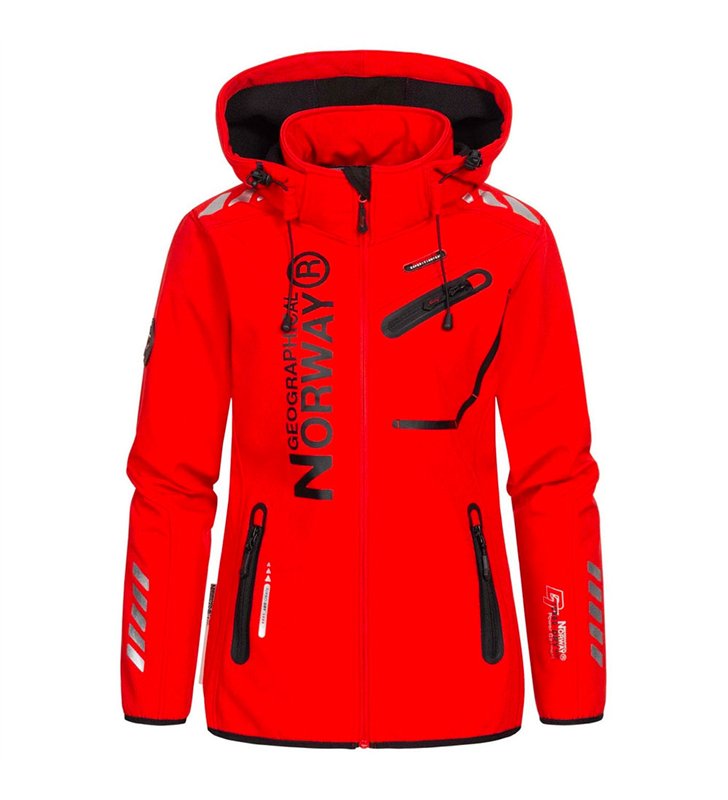 Veste softshell pour Femme Geographical Norway Reine avec capuche détachable