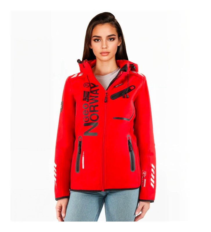 Veste softshell pour Femme Geographical Norway Reine avec capuche détachable