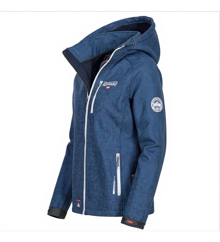 Veste softshell Femme Geographical Norway Tassima avec capuche amovible