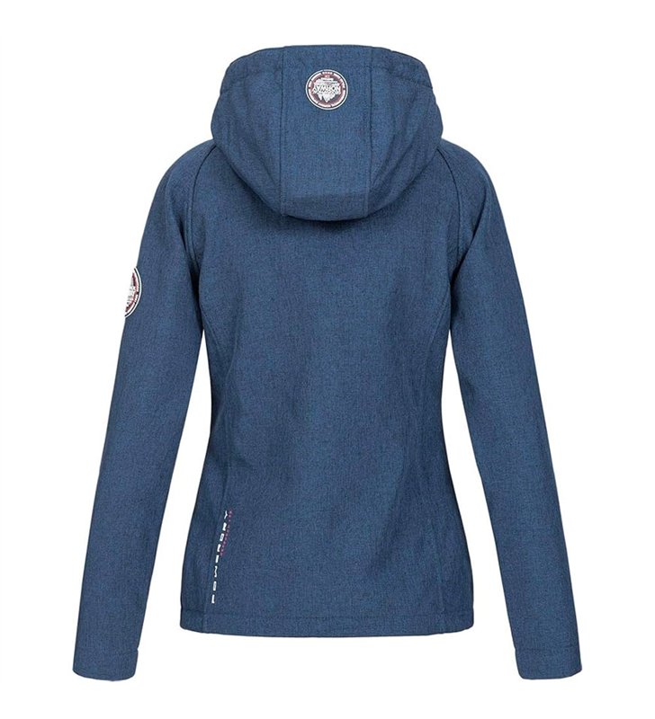 Veste softshell Femme Geographical Norway Tassima avec capuche amovible