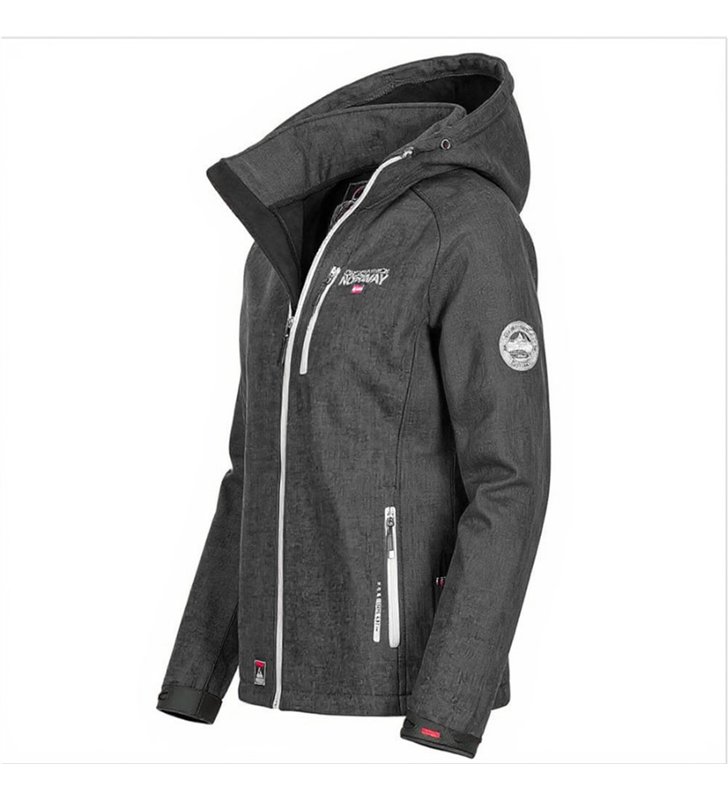 Veste softshell Femme Geographical Norway Tassima avec capuche amovible