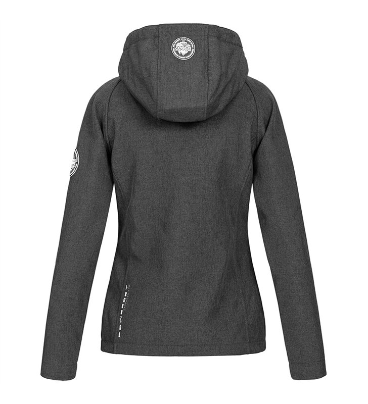 Veste softshell Femme Geographical Norway Tassima avec capuche amovible