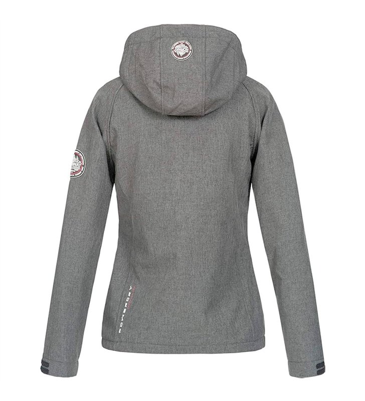 Veste softshell Femme Geographical Norway Tassima avec capuche amovible