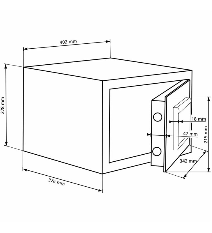 Coffre fort électronique en acier Burg Wachter 20,6 L compact sécurisé 30 kg