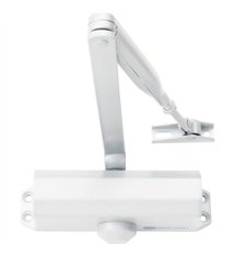 Ferme-porte Bricard Blanc bras compas fermeture automatique jusqu’à 60 kg Force 3