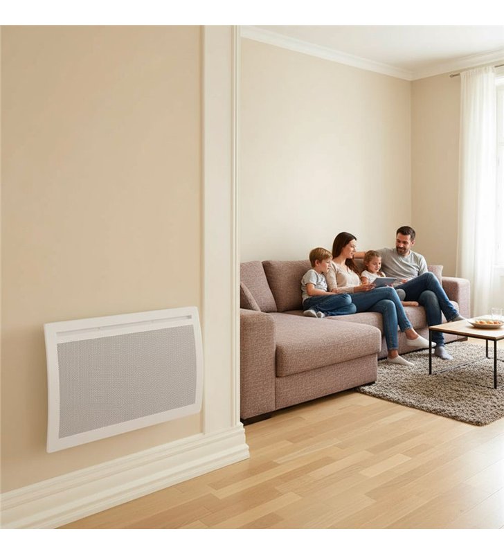 Radiateur électrique horizontal mural Noirot Aurea Panneau chauffant 500W à 1500W