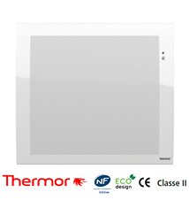 Radiateur électrique horizontal mural Thermor Palerme 2 Connecté 750W 1000W 1500W