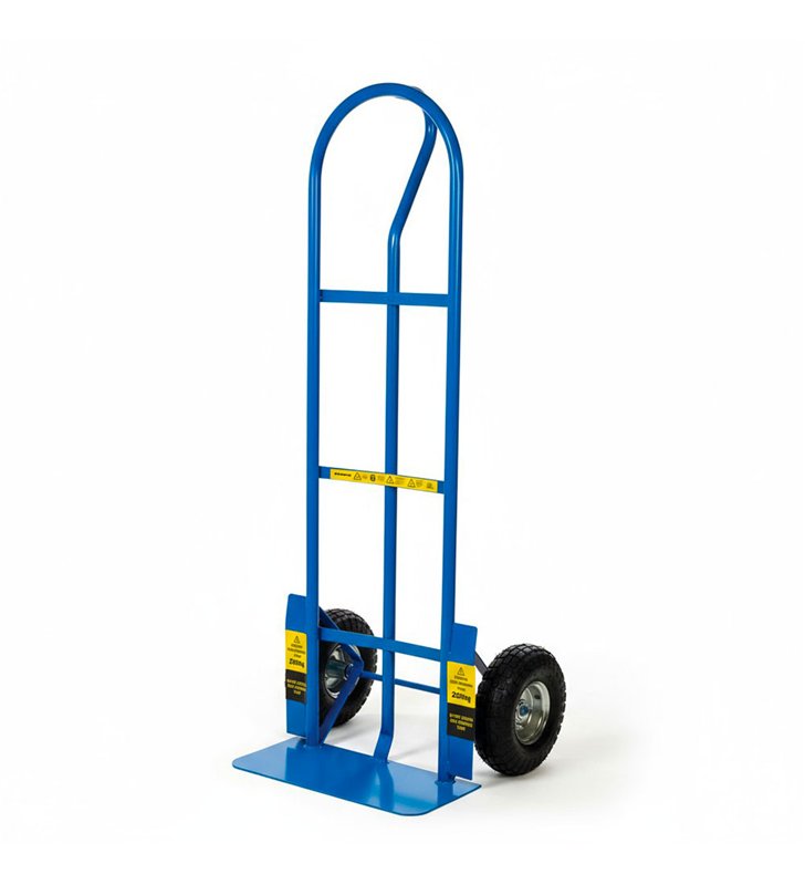 Diable de transport charge 250 kg chariot manutention en acier Silverline 633752