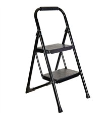 Escabeau marchepied pliable acier 2 marches antidérapantes 47 cm Silverline 226092