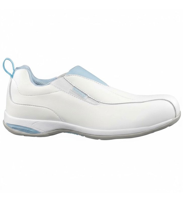 Chaussures de sécurité blanches Femme sans lacet Cassis S2 SRC taille 36 Basket travail
