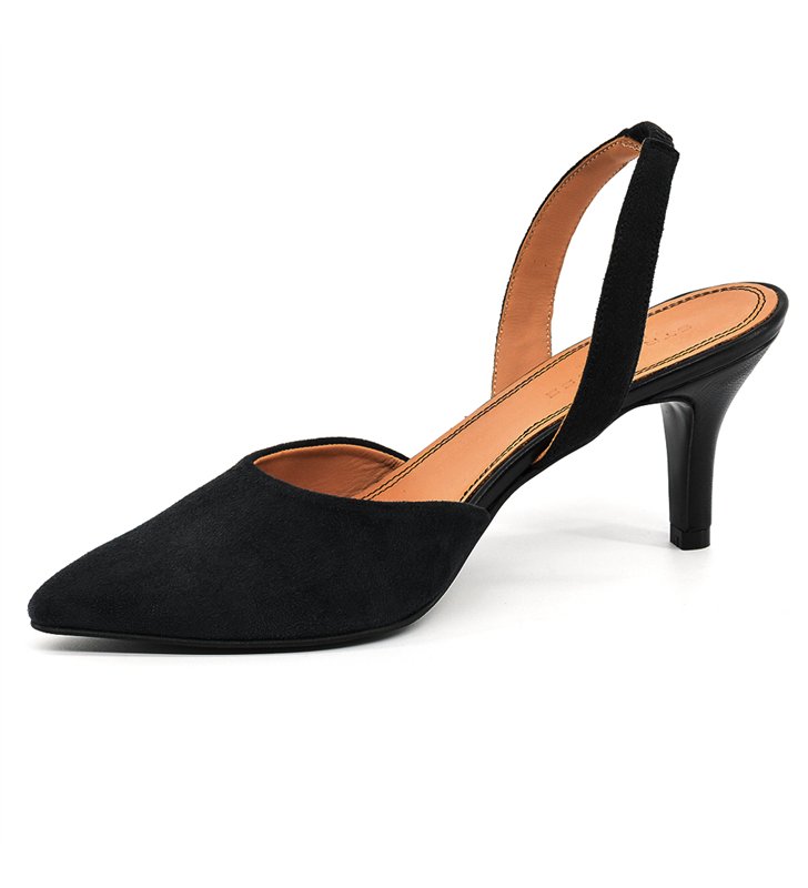 Escarpins pour femme en cuir Chaussures de ville à talon Made in France