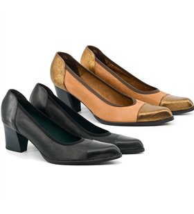 Escarpins femme en cuir...