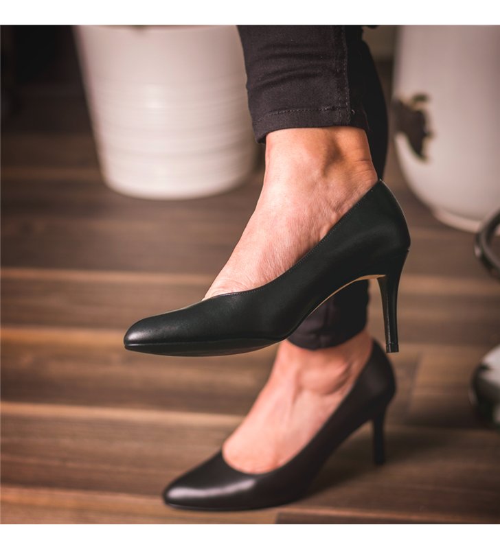 Escarpins en cuir fabrication française Chaussures femme à talon