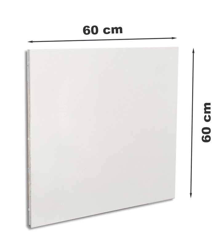 Cassette chauffante plafond 160W 60x60 cm avec boitier de raccordement 230 V pour plafond chauffant